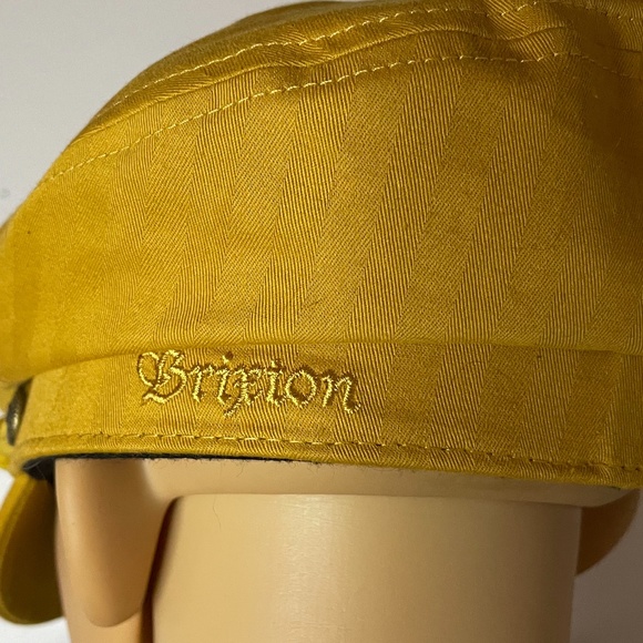 HP 💕chic street style classic Brixton mustard fisherman cap worn once! Size XS - Picture 7 of 12